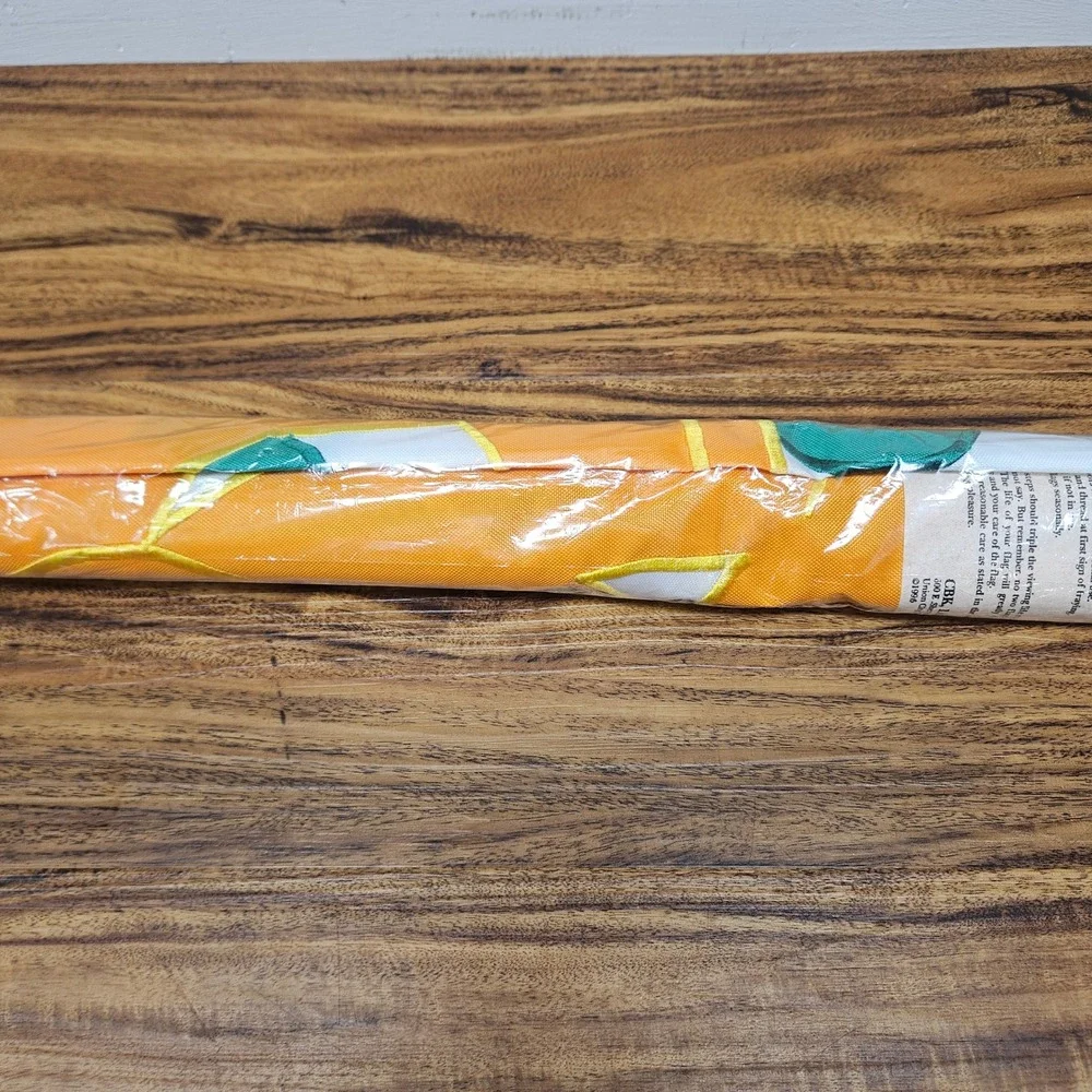 Vintage 1996 CBK Ltd Halloween Pumpkin Ghost Hand Crafted Flag NOS 20495
